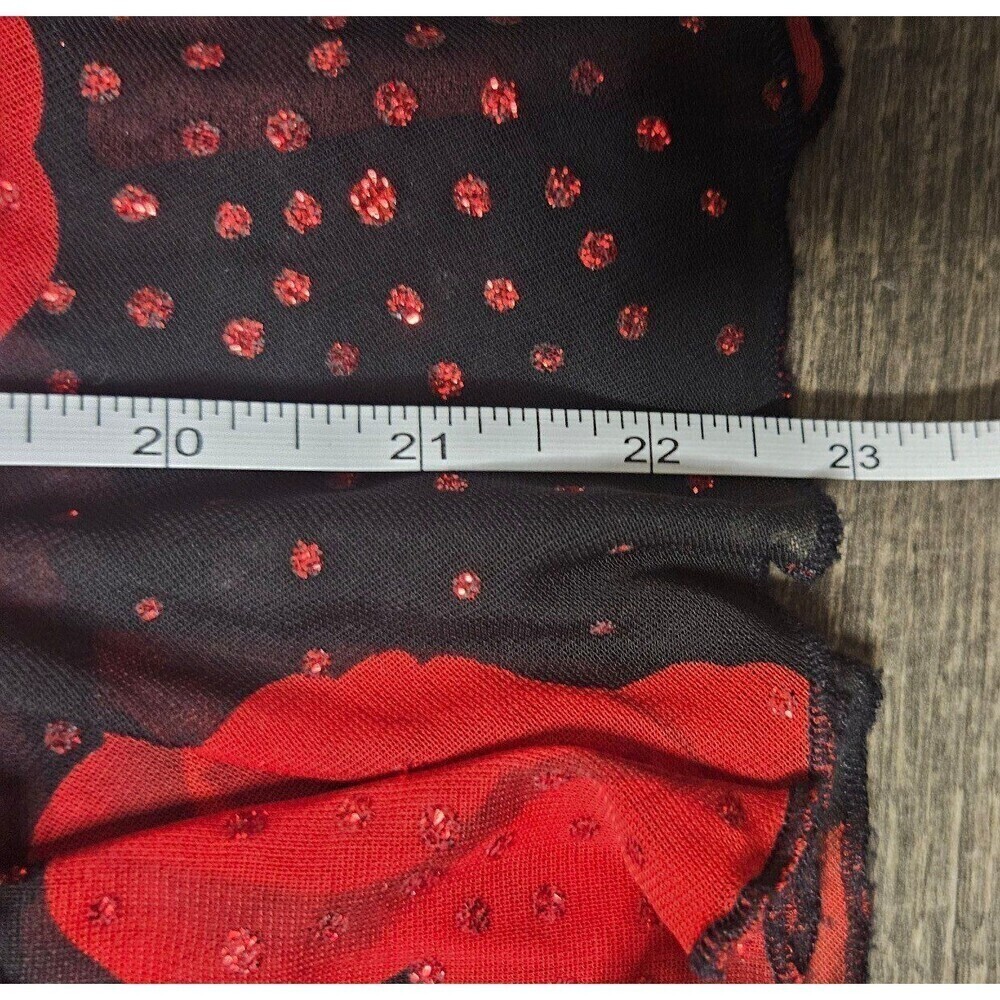 IZ Byer California Vintage Rose Ruffle Skirt - Picture 7 of 8